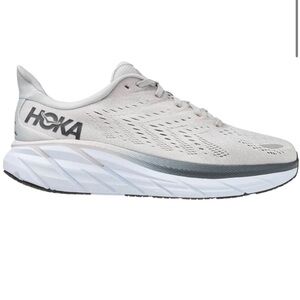 Hoka One One Men’s Clifton 8 Wide in Lunar Rock Nimbus Cloud